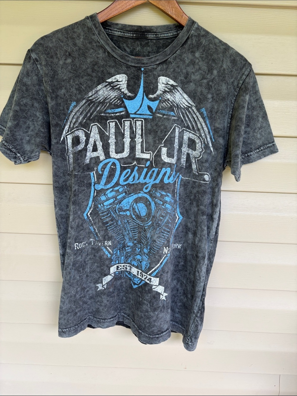 Paul JR Mineral Wash Burnout Short Sleeve T-Shirt Unisex